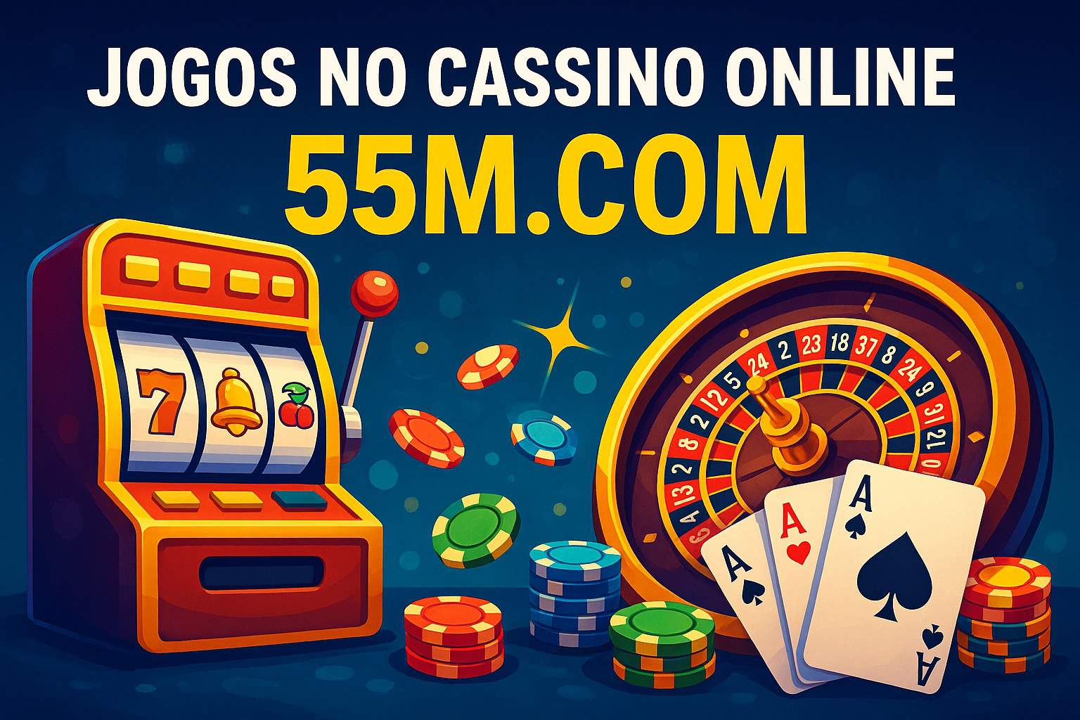Jogos de cassino online inovadores e emocionantes na 55M.COM
