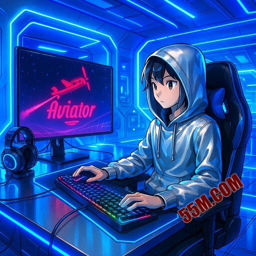 Imagem promocional da 55M mostrando a plataforma e suas vantagens